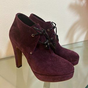 Rag & Bone Lovell Suede Leather Lace Up Ankle Boot Size 37